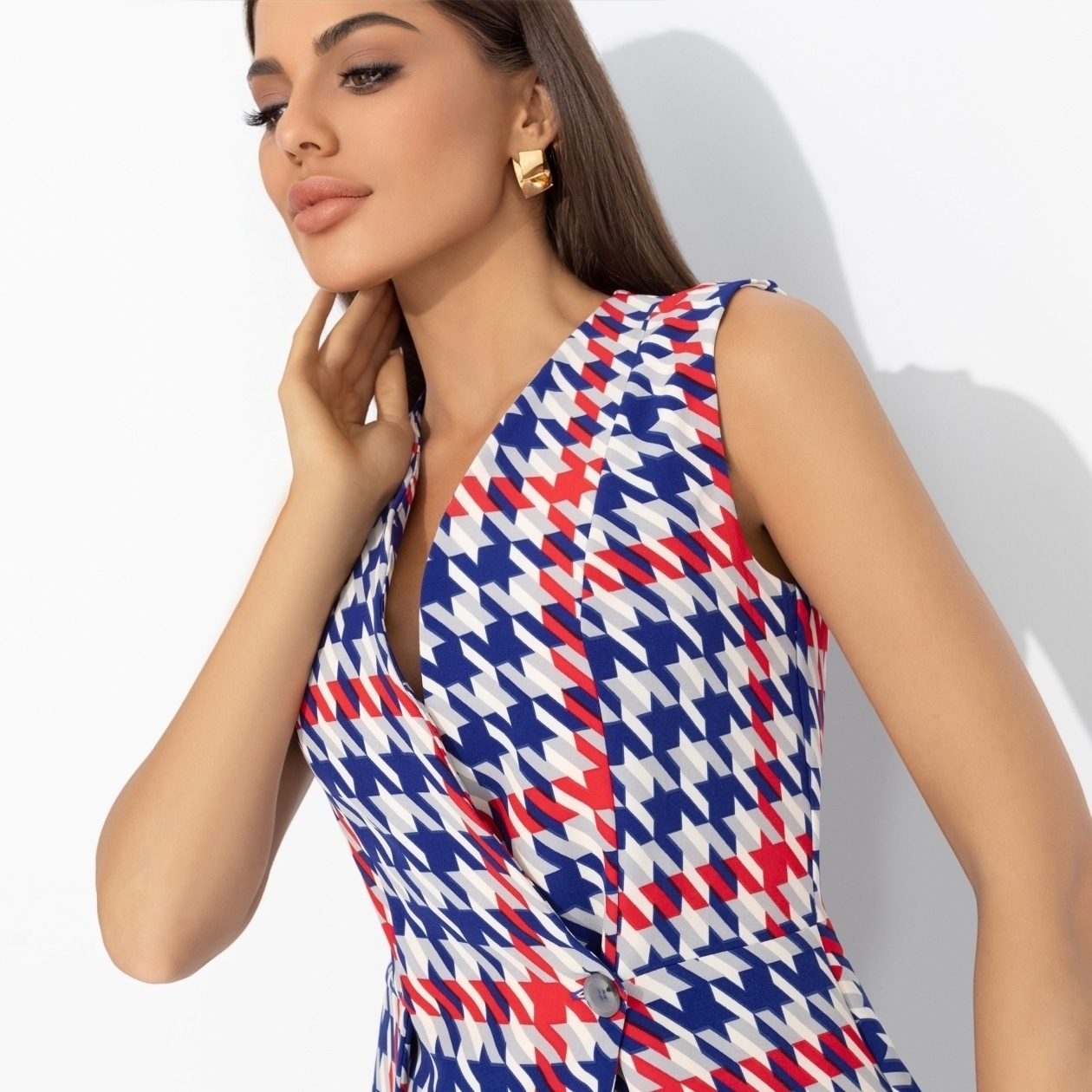 Стильный лидер (эффектный). Состав: 95% полиэстер, 5% спандекс