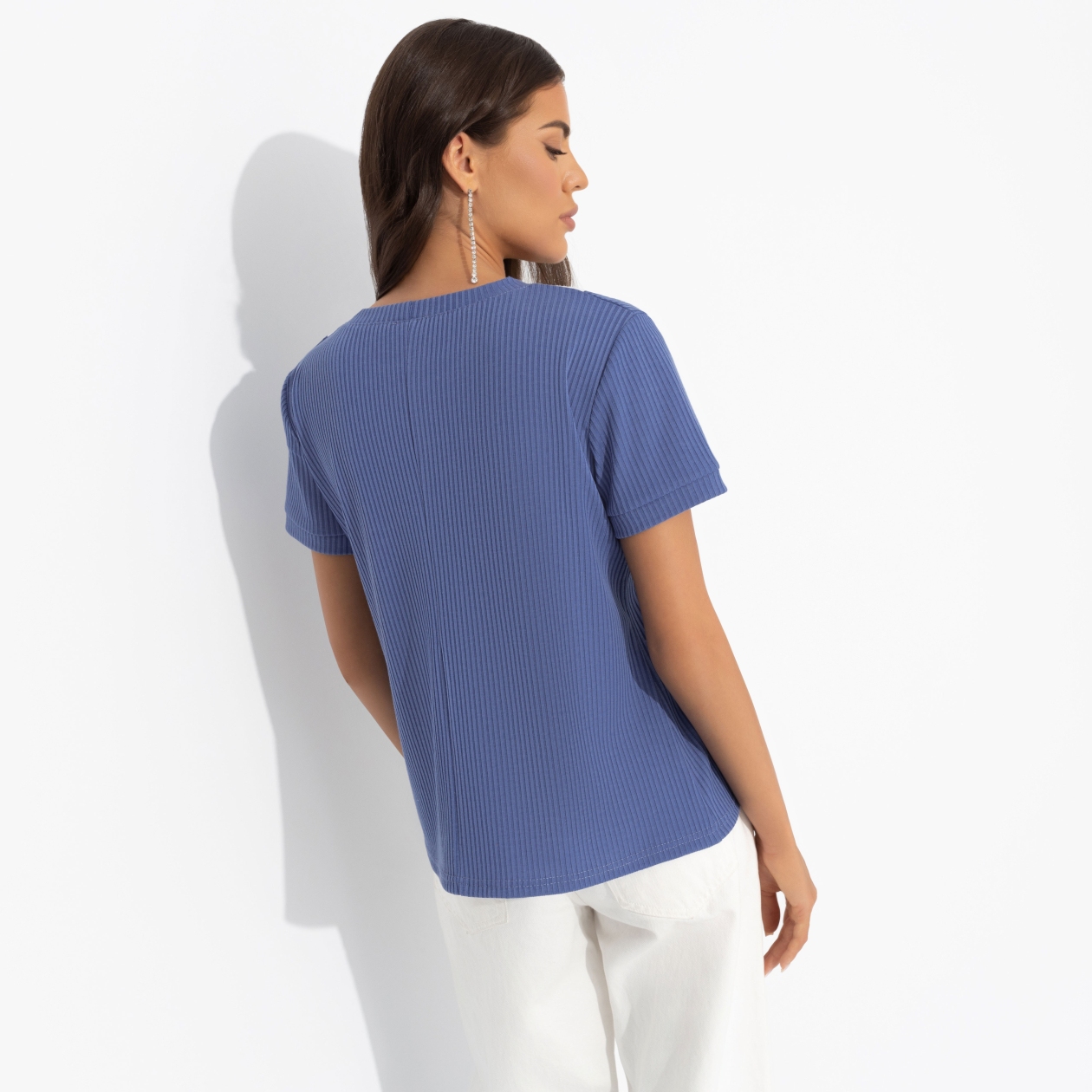 Футболка Чистая гармония. Состав: 65% п/э, 30% вискоза, 5% спандекс