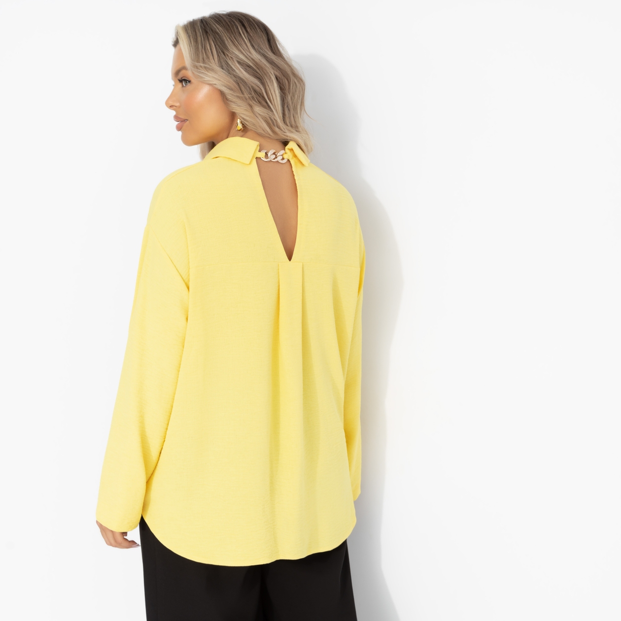 Создала себя сама (желтая). Состав: 65% п/э, 30% вискоза, 5% эластан