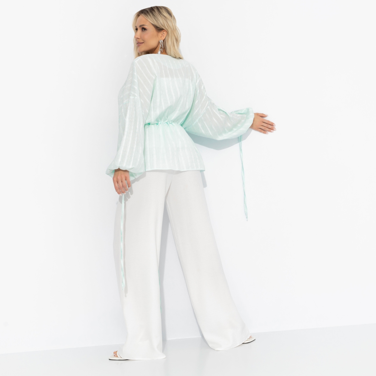 Брючный костюм Приручённый шик (3 в 1, нежность). Состав: 100% хлопок