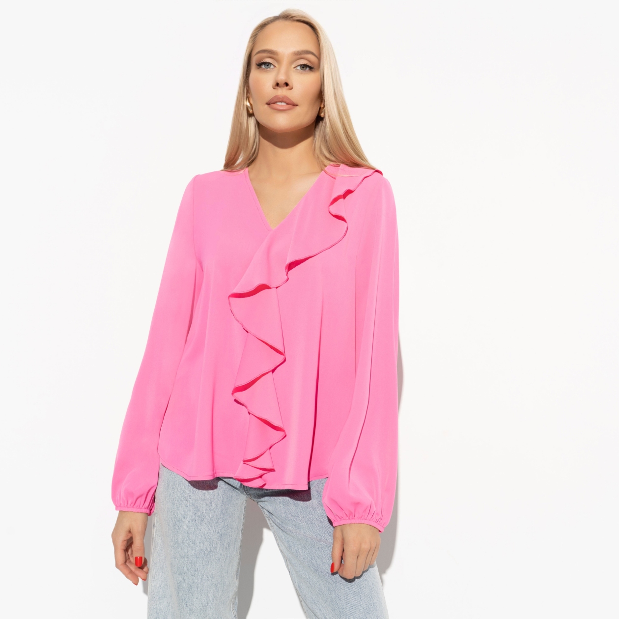 Блуза Стильный триумф (love). Состав: 95% п/э, 5% эластан