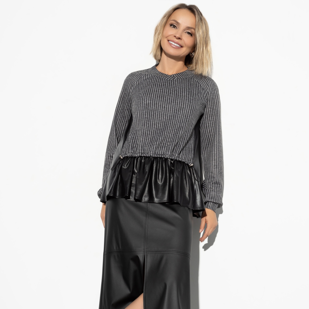 Туника Модный сиквел (элегант). Состав: 80% п/э, 15% вискоза, 5% спандекс