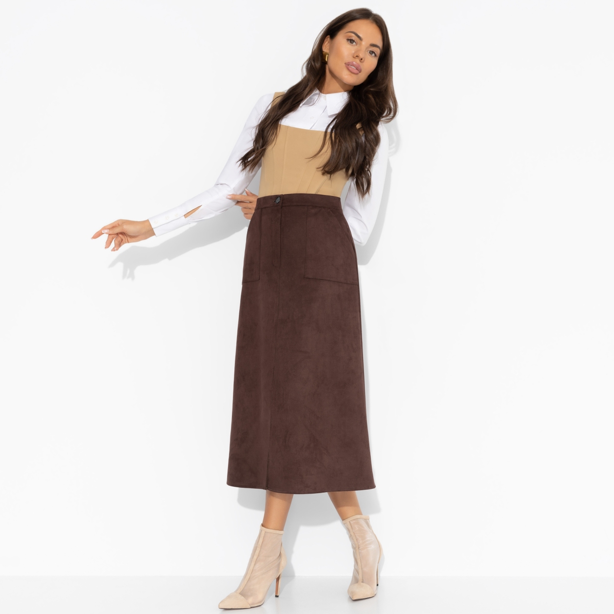 Откровенно шикарная (шоколадный мусс). Купить женский Юбка оптом от производителя.