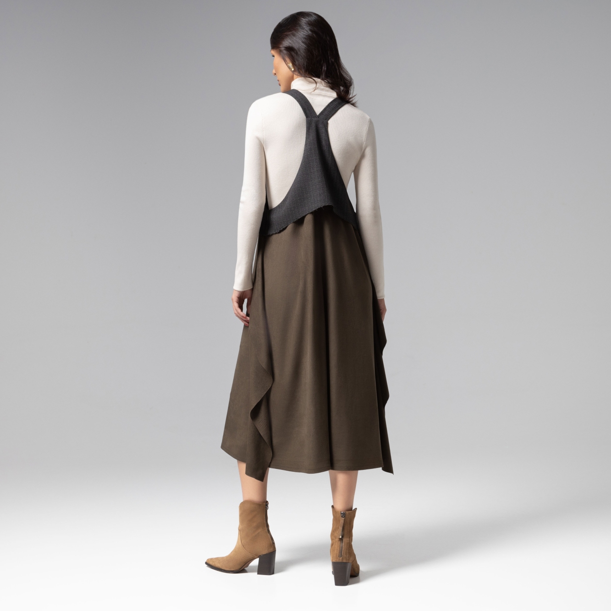 Сарафан Ушла красиво (dark green). Состав: 95% п/э, 5% спандекс