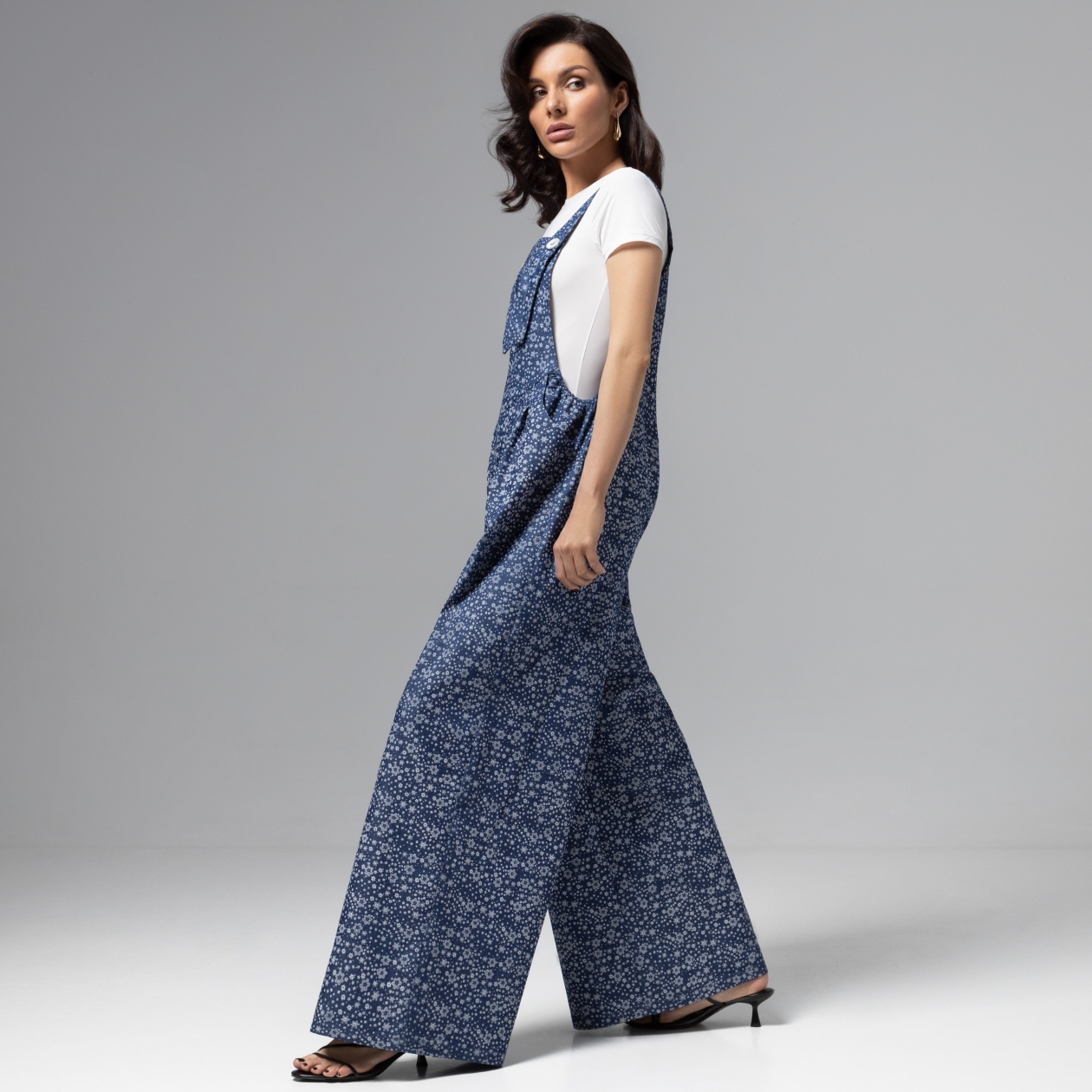 Комбинезон Комфорт лета (blue). Состав: 95% хлопок, 5% спандекс