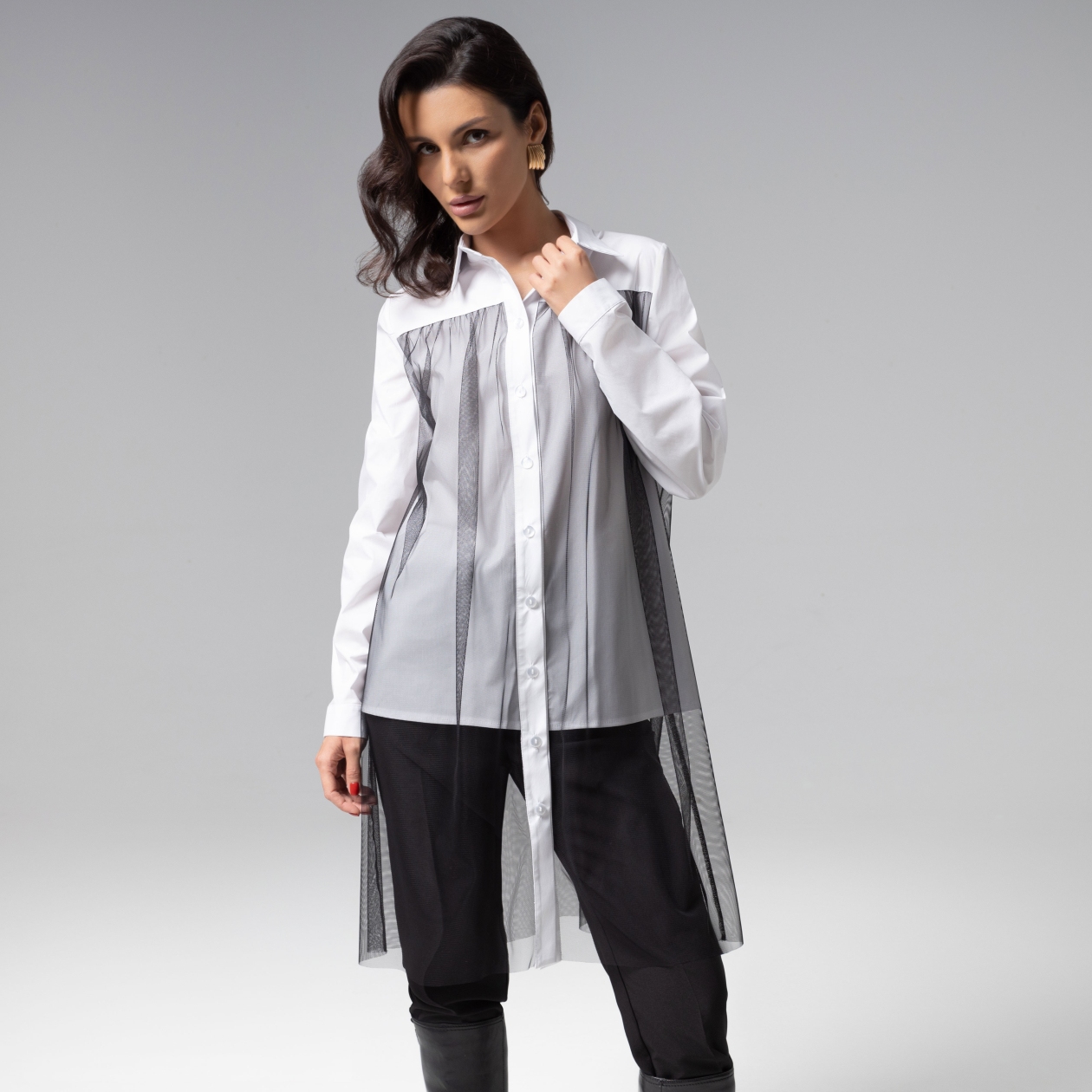 Срочно на обложку (white). Состав: 95% вискоза, 5% эластан