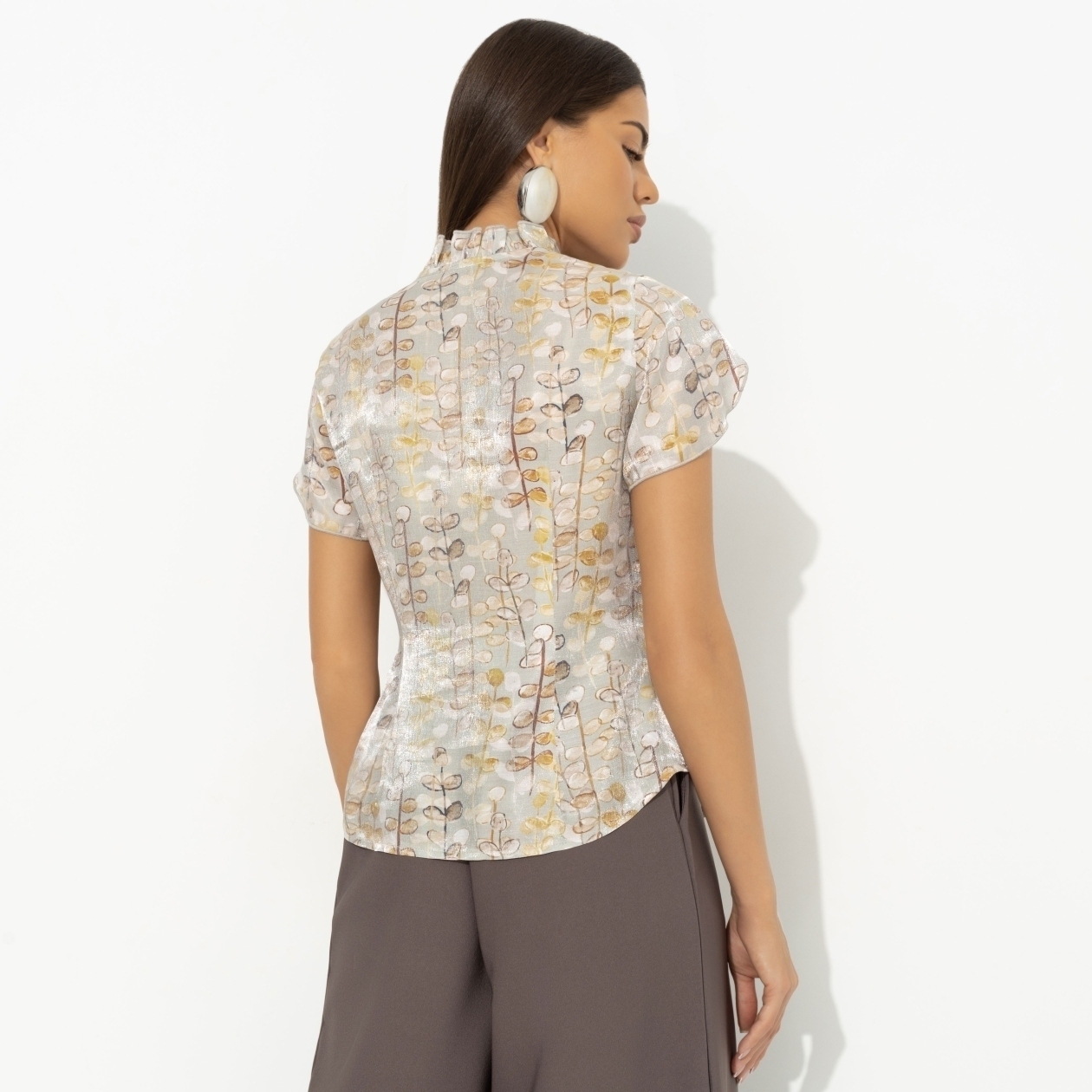 Блуза Лёгкий шик, тяжёлый эффект. Состав: 97% вискоза, 3% нейлон