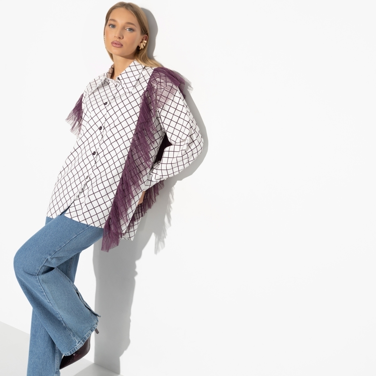 Любопытный взгляд. Состав: 50% хлопок, 45% п/э, 5% спандекс