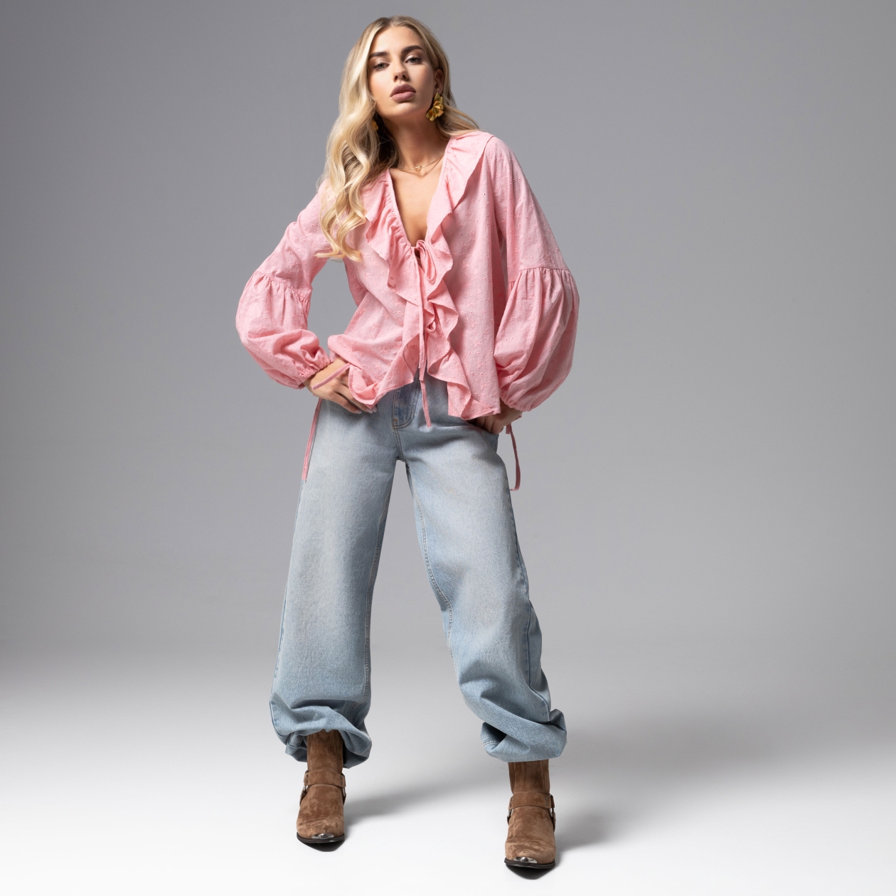 Блуза Пленительная грация. Состав: 100% хлопок