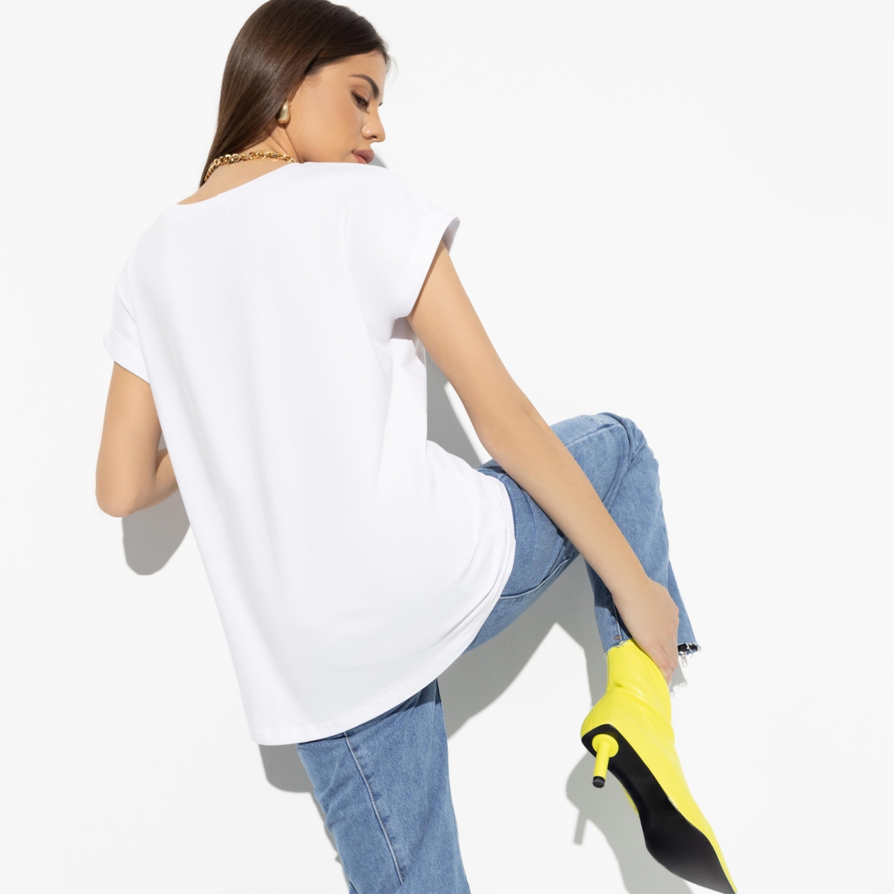 Футболка Точно знаю ответ (fashion style). Состав: 95% хлопок, 5% лайкра