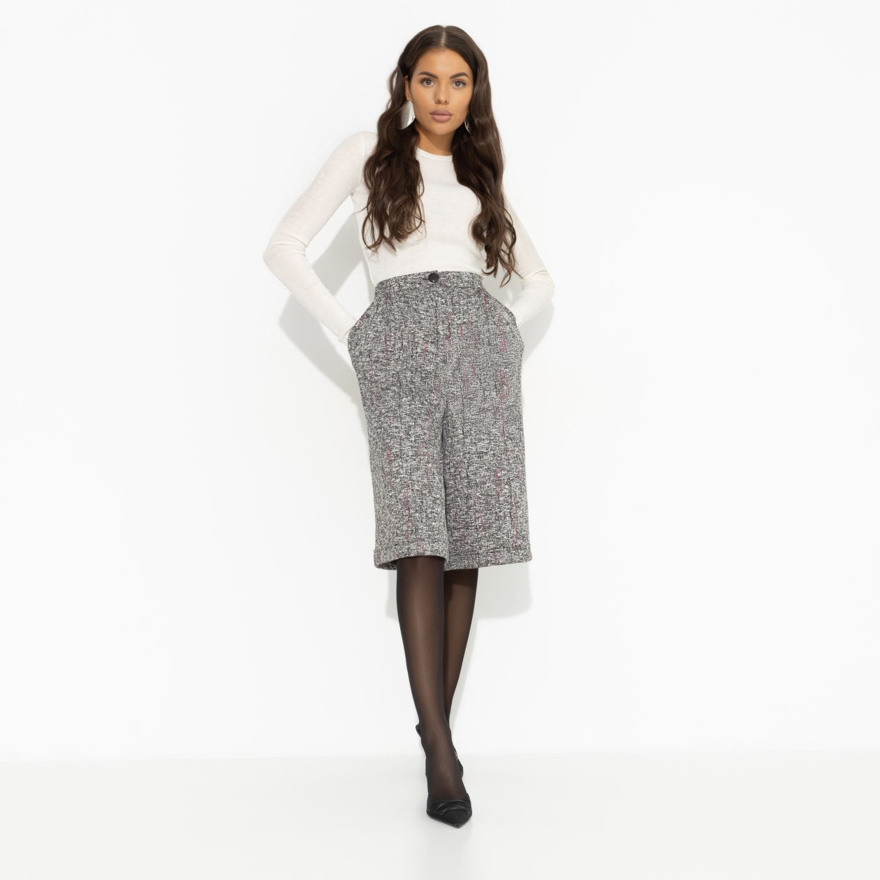 Кюлоты Неожиданный подарок. Состав: 95% полиэстер, 5% эластан