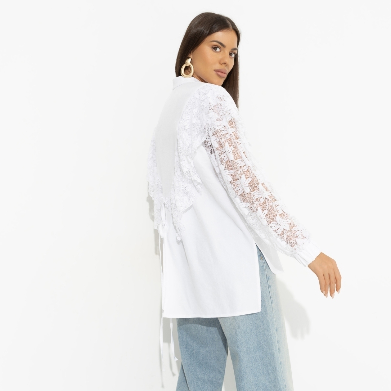 Only You (white). Состав: 65% полиэстер, 30% вискоза, 5% спандекс