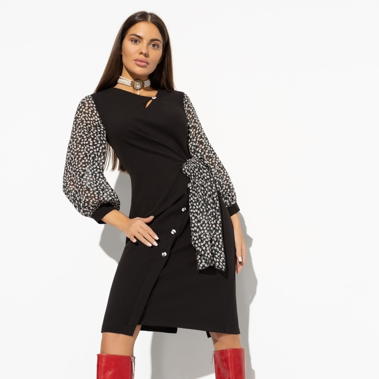 Платье Мой спектакль (prestige). Состав: 95% п/э, 5% спандекс