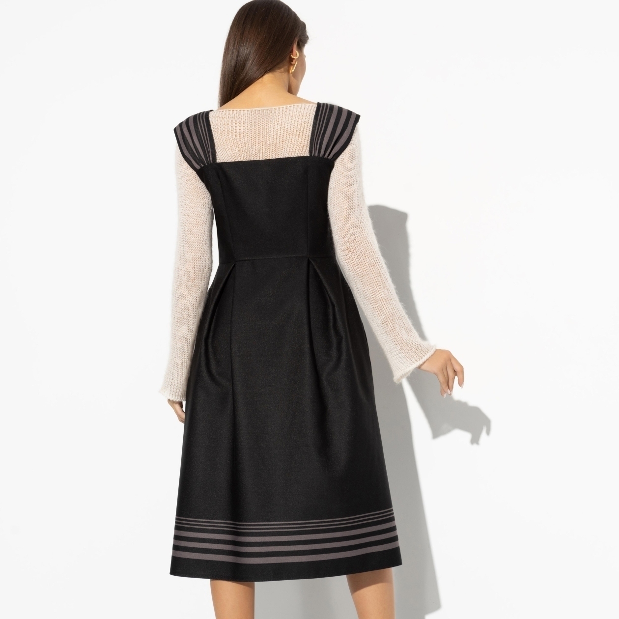 Сарафан В стиле Леди Ди (офис). Состав: 50% вискоза, 50% полиэстер