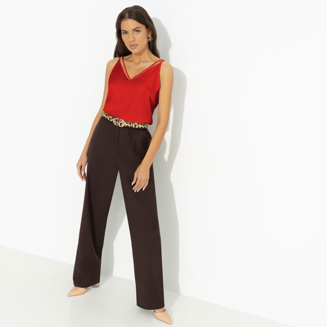 Создана для поцелуев (red). Купить женский Топ оптом от производителя.