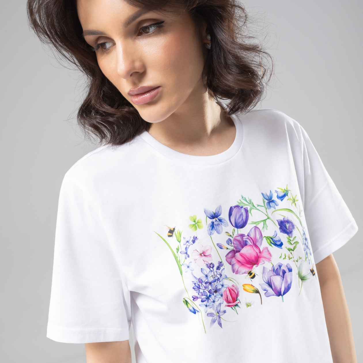 Футболка Великолепна уже утром (beautiful flowers). Состав: 100% хлопок