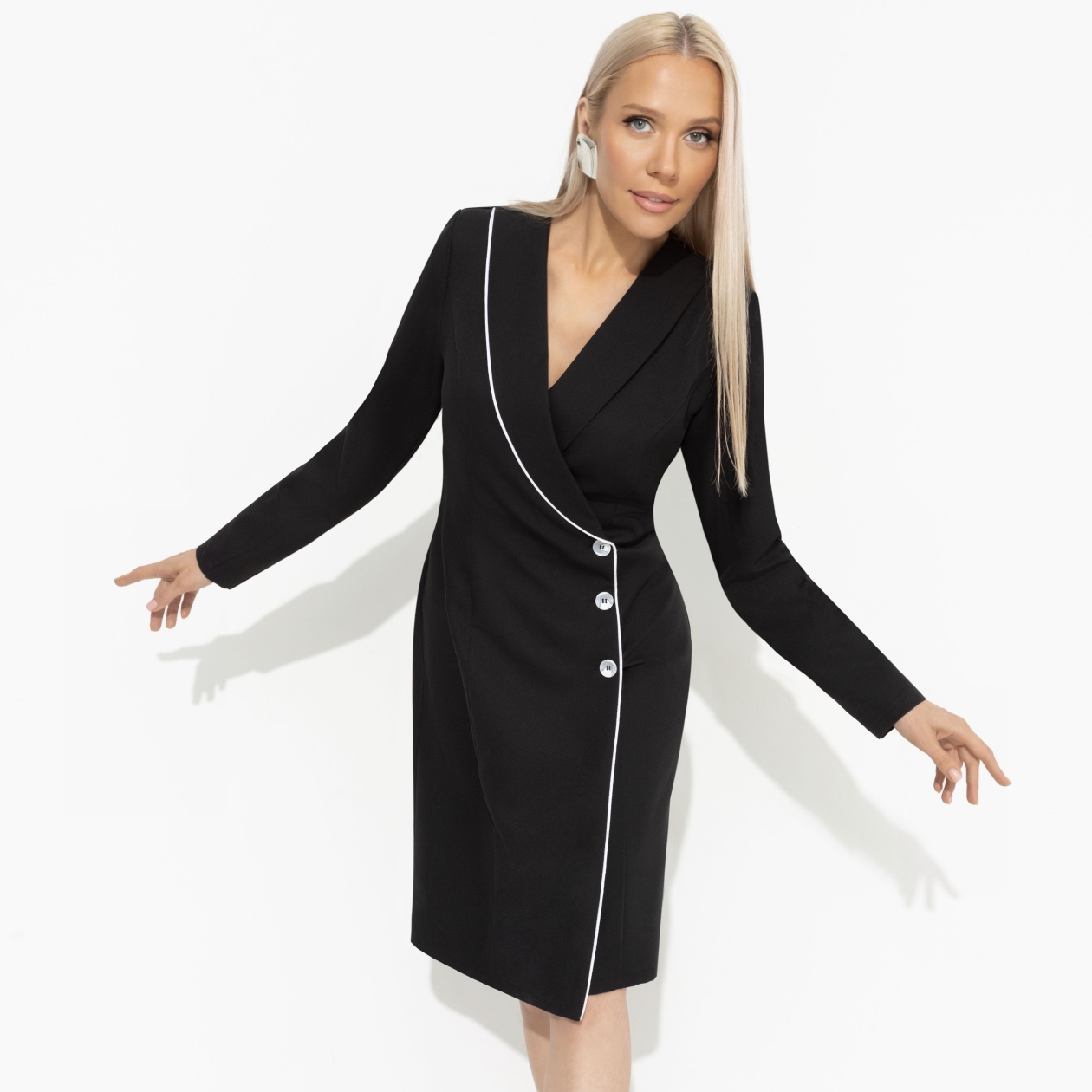 Платье Судьбоносное решение (black). Состав: 60% полиэстер, 37% вискоза, 3% спандекс