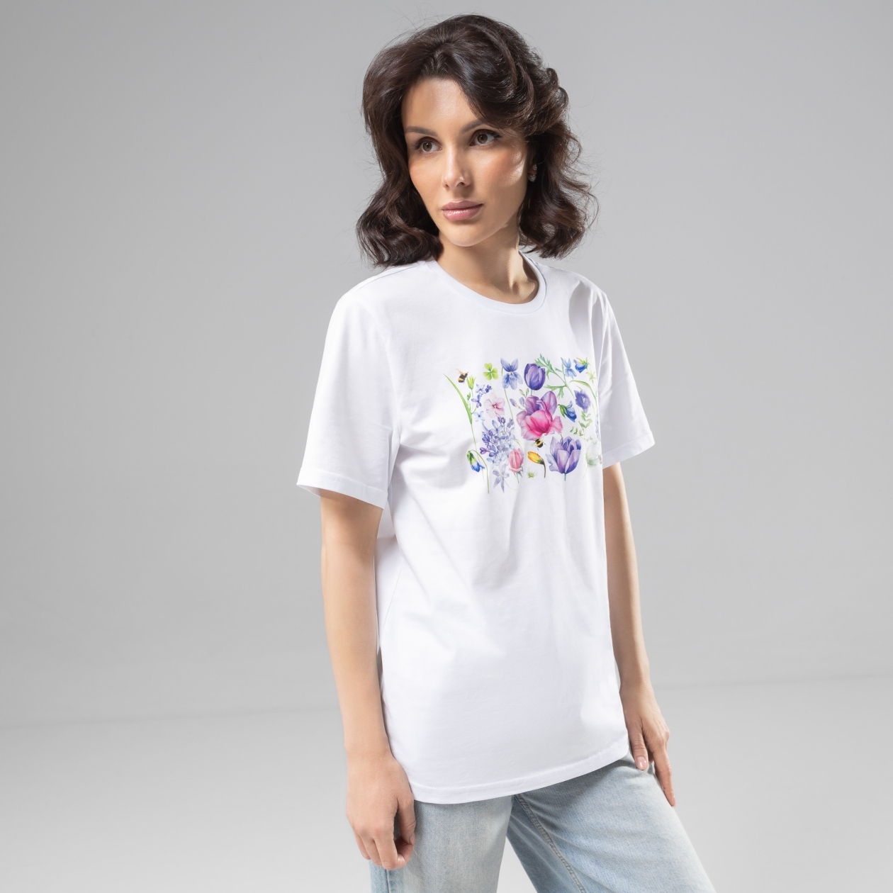 Футболка Великолепна уже утром (beautiful flowers). Состав: 100% хлопок