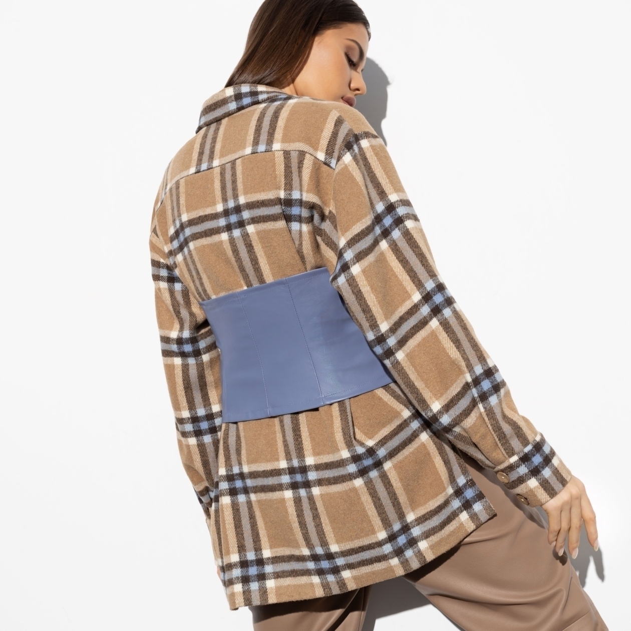 Горячий тренд (blue). Состав: 55% п/у волокно, 45% полиэстер