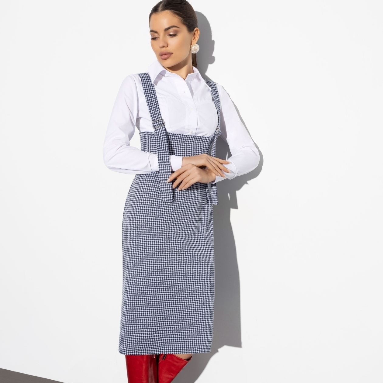 Сарафан Успешная феерия. Состав: 96% п/э, 4% спандекс