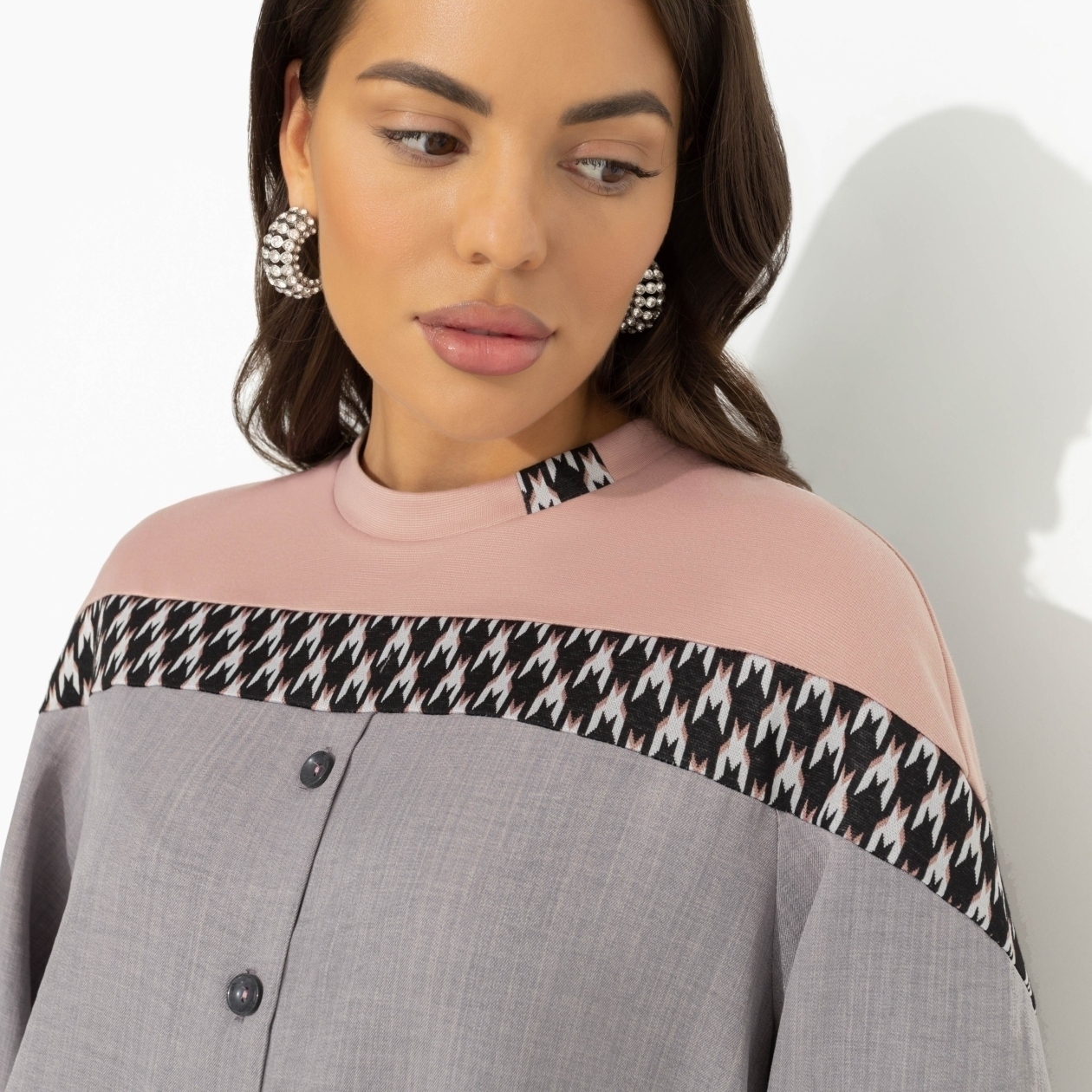 Всплеск эмоций (gray). Состав: 70% полиэстер, 25% вискоза, 5% спандекс