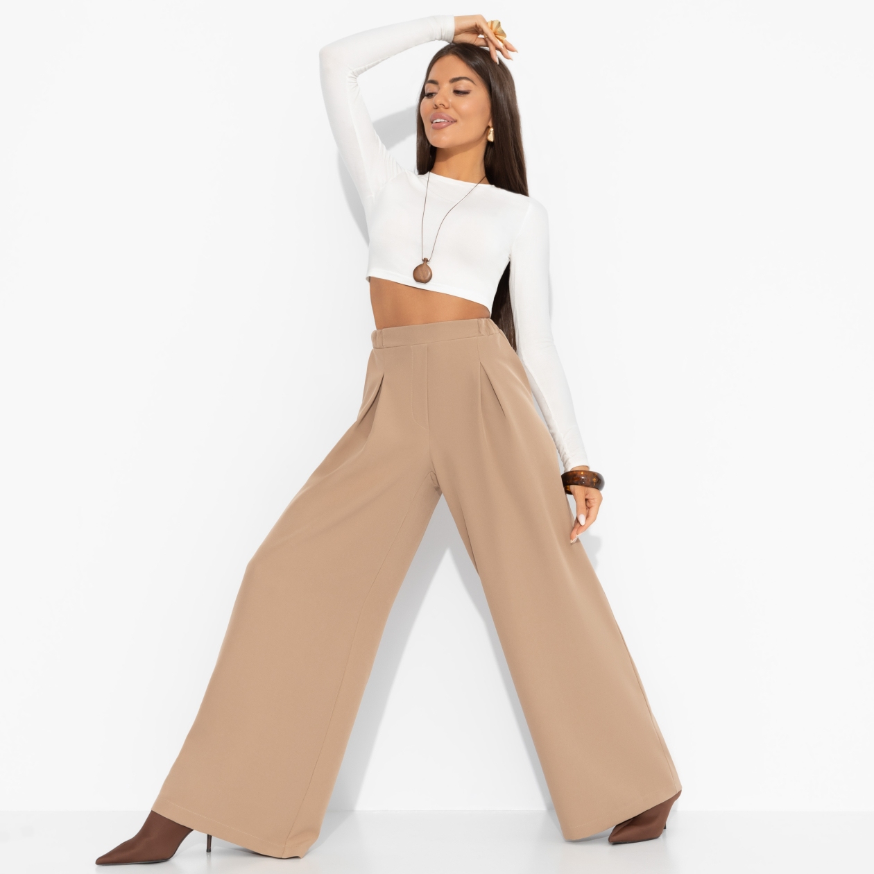 Брюки Договор подписан. Состав: 60% п/э, 37% вискоза, 3% спандекс