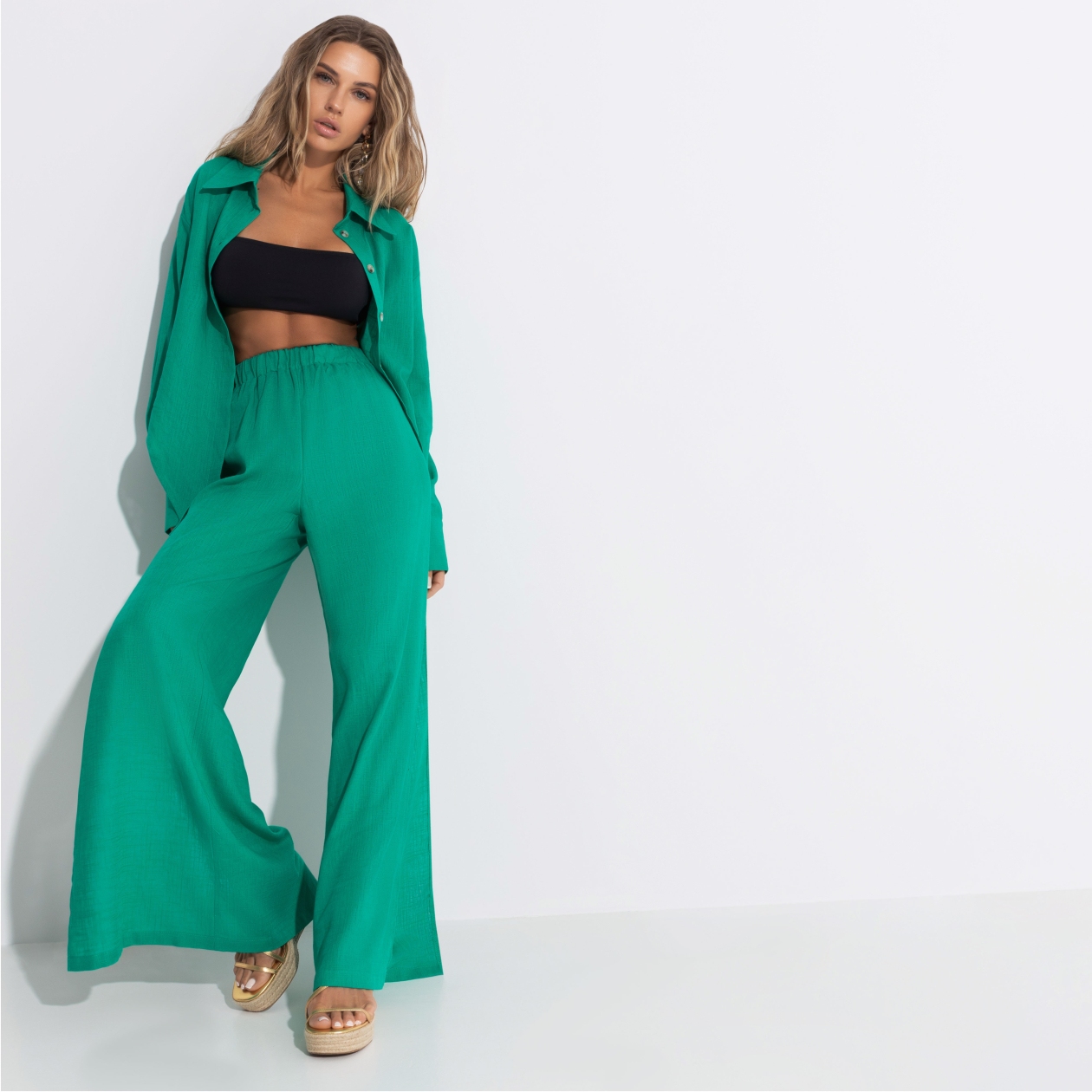 Брюки В ритме жизни. Состав: 55% лён, 45% вискоза