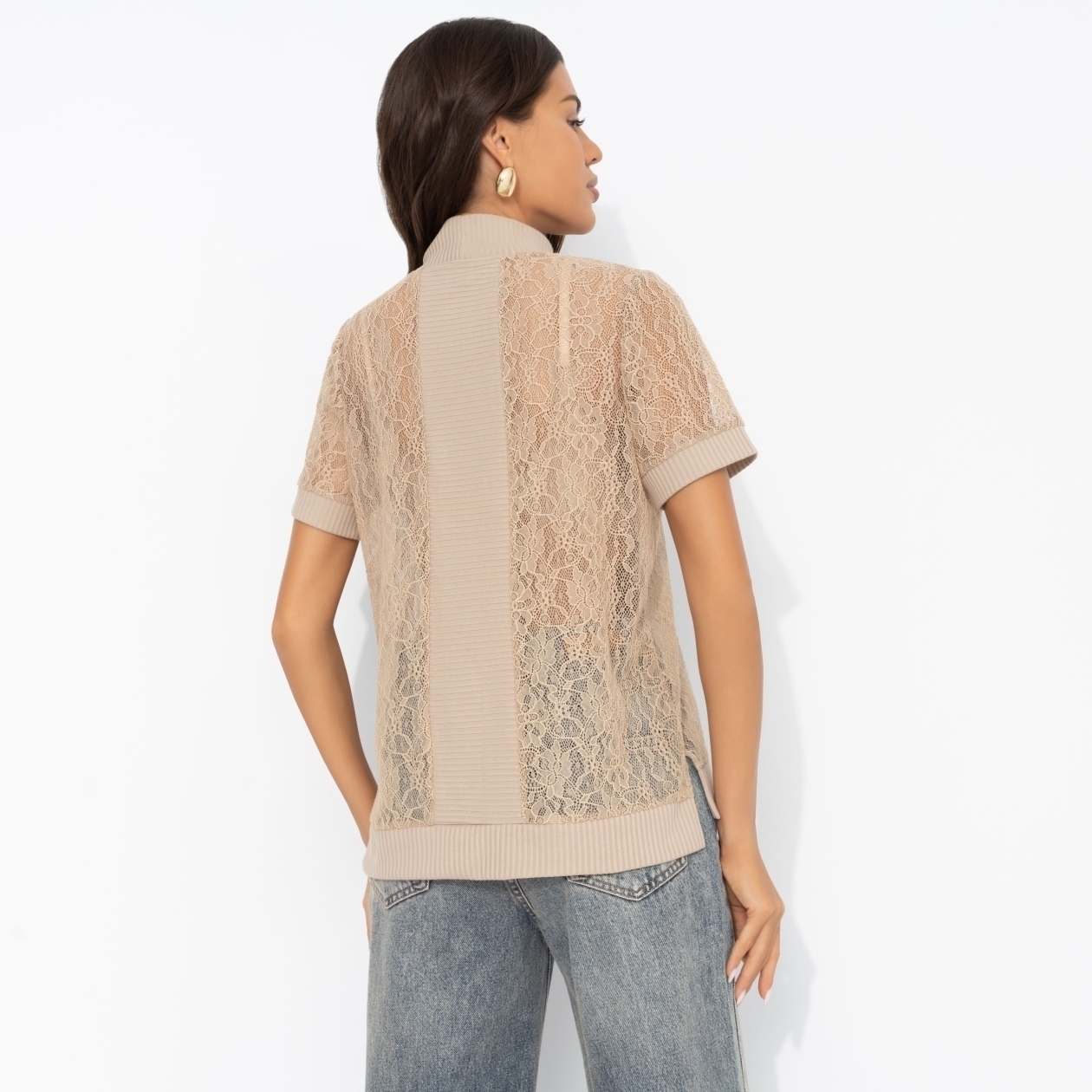 Футболка Фирменное приветствие (капучино). Состав: 65% п/э, 30% вискоза, 5% спандекс