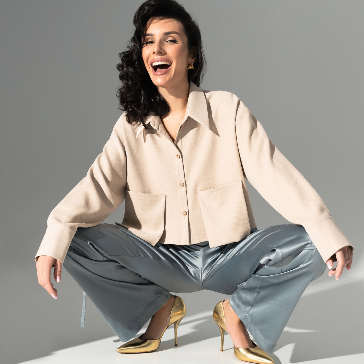 Современная индивидуальность (beige). Состав: 67% полиэстер, 30% вискоза, 3% спандекс