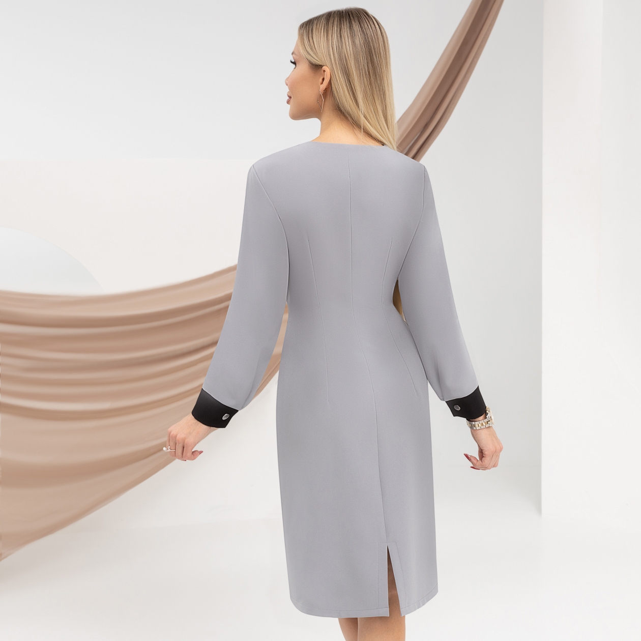 Платье Готова к съемке?! (классика). Состав: 60% п/э, 37% вискоза, 3% спандекс