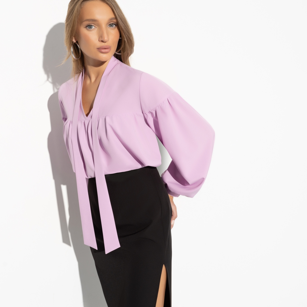 Блуза Роковая встреча. Состав: 95% п/а, 5% эластан