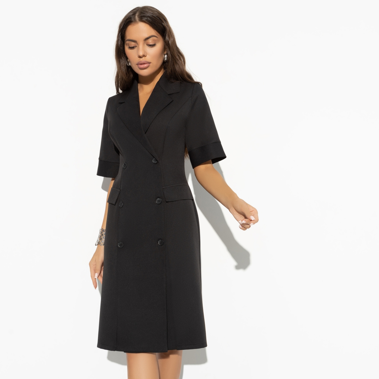 Платье Грани таланта (black). Состав: 60% полиэстер, 37% вискоза, 3% спандекс