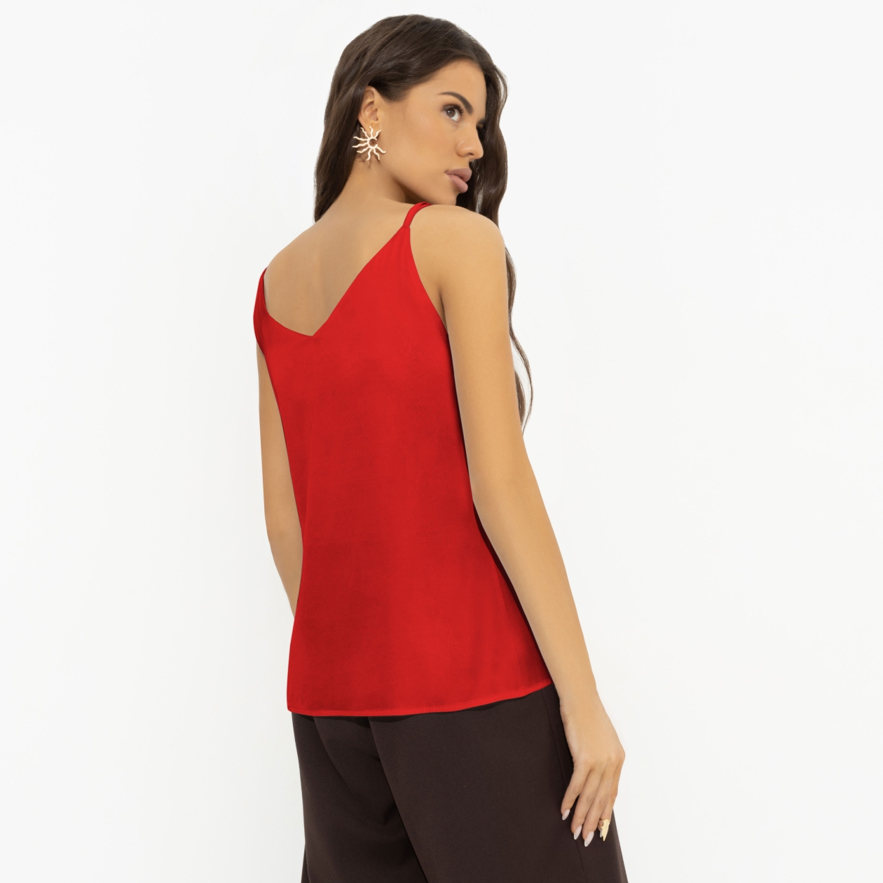 Создана для поцелуев (red). Купить женский Топ оптом от производителя.