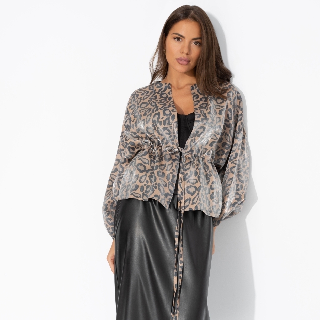 Жакет Вершина восхищения (леопард). Состав: 100% полиэстер