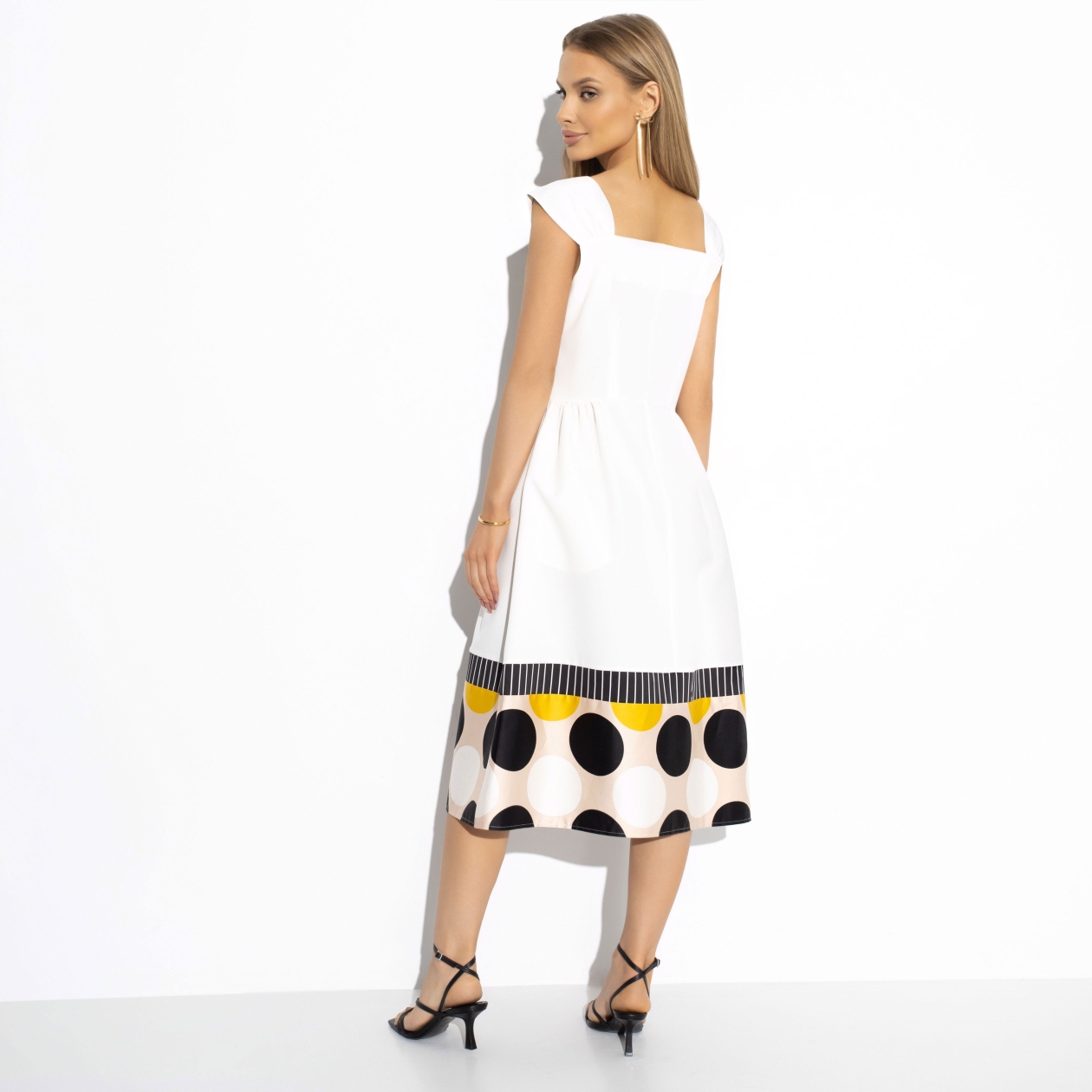 Сарафан В стиле Леди Ди (элегантная). Состав: 80% п/э, 20% хлопок