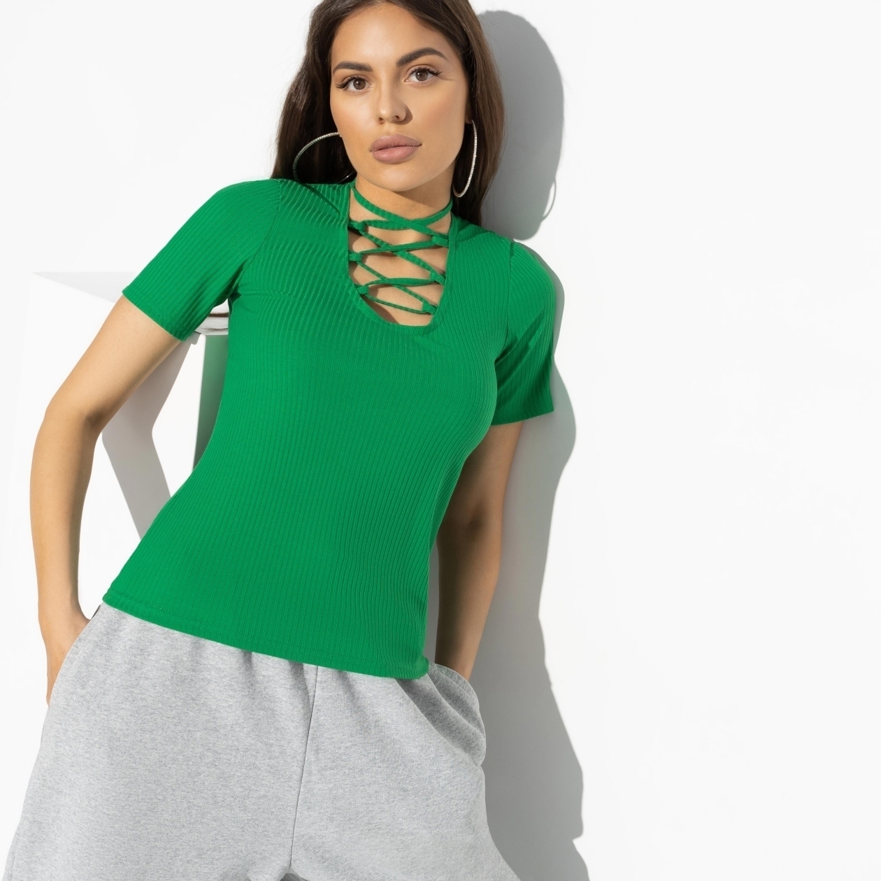 Футболка Похищаю сердца (super green). Состав: 65% п/э, 30% вискоза, 5% спандекс