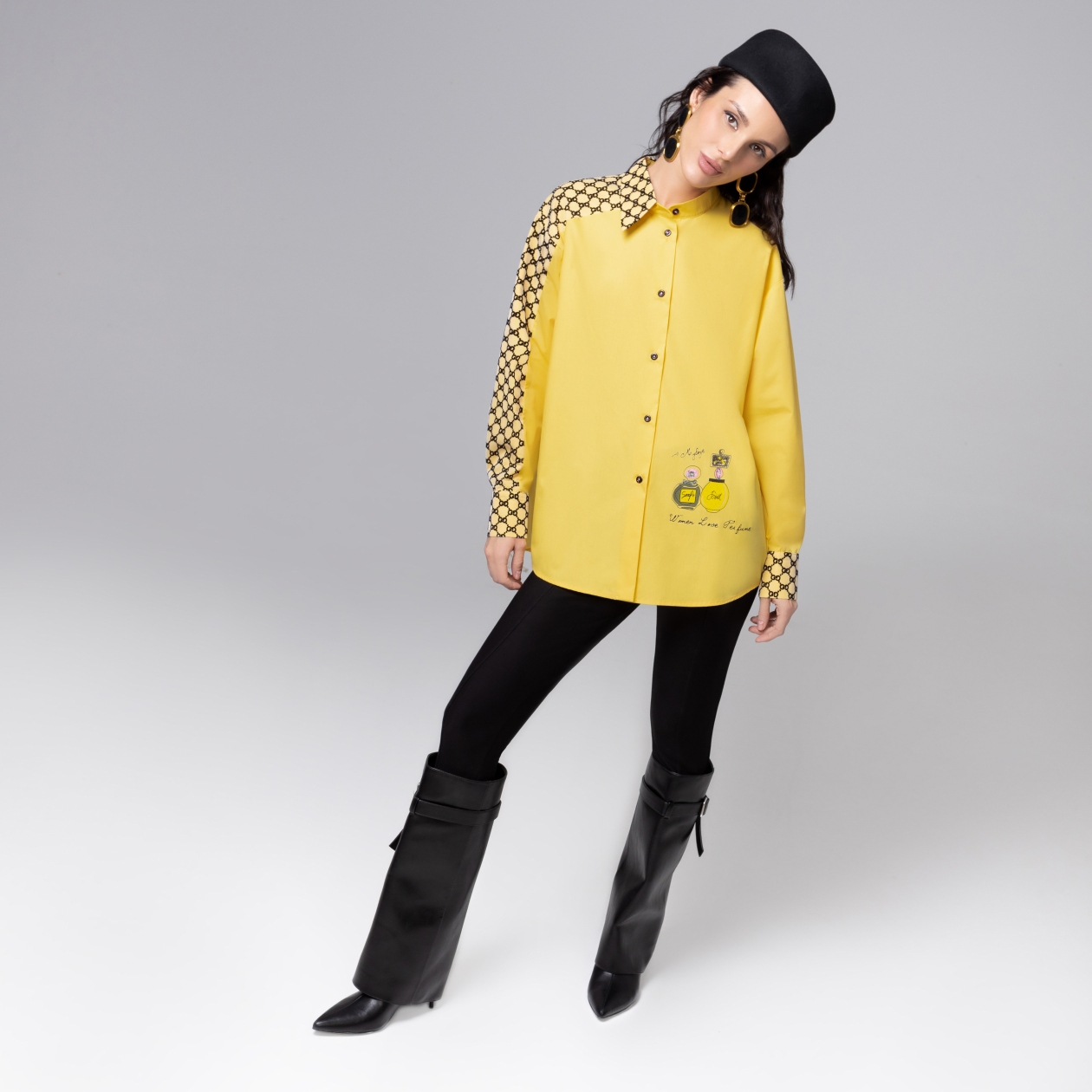 Моя философия – шик (жёлтая). Состав: 50% хлопок, 50% полиэстер