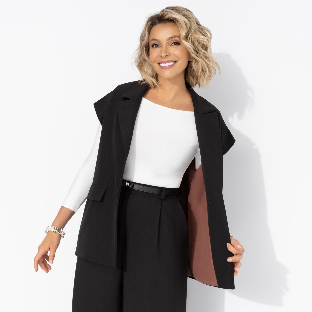 Слишком модно (black). Состав: 60% п/э, 37% вискоза, 3% спандекс