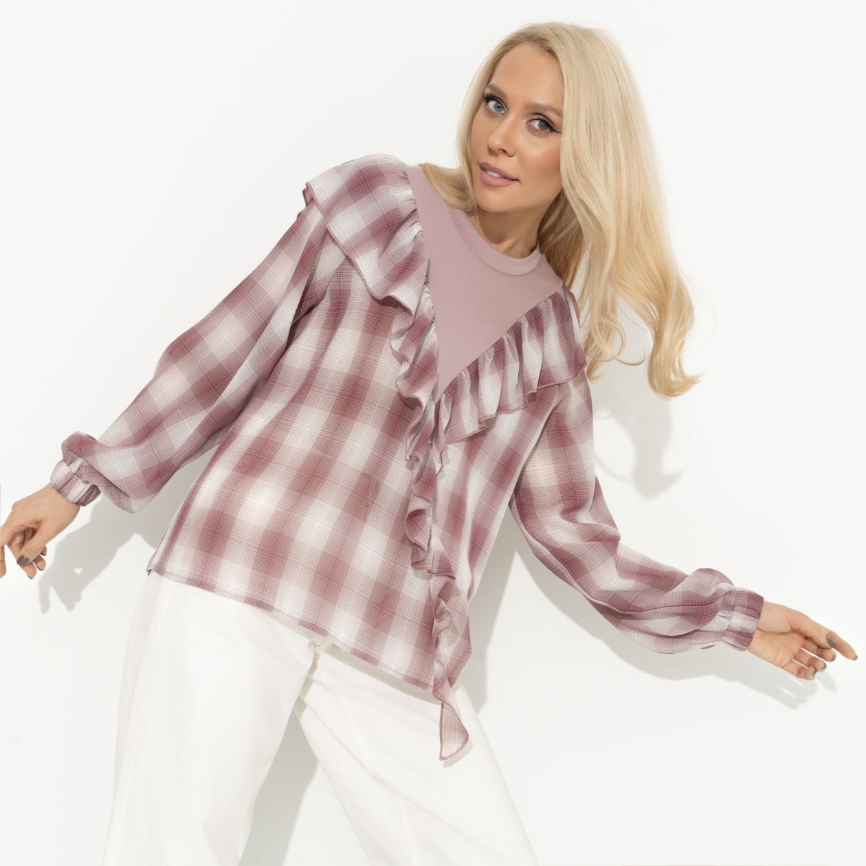 Блуза Не перестаю удивляться. Состав: 88% п/э, 10% вискоза, 2% спандекс