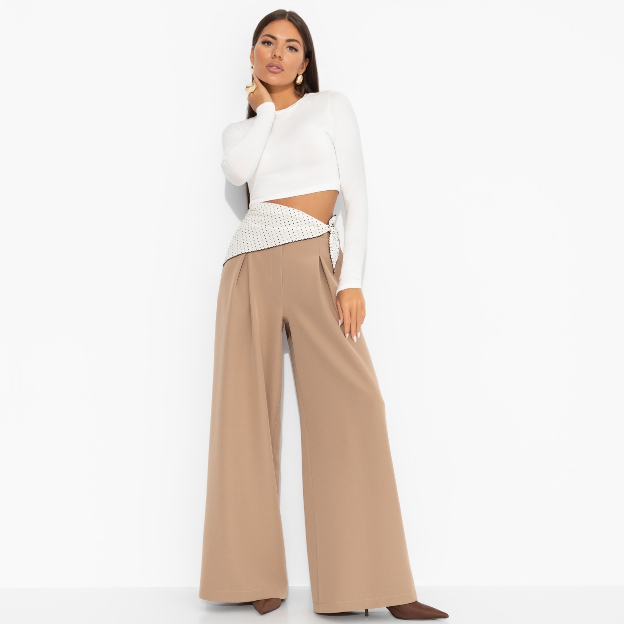 Брюки Договор подписан. Состав: 60% п/э, 37% вискоза, 3% спандекс