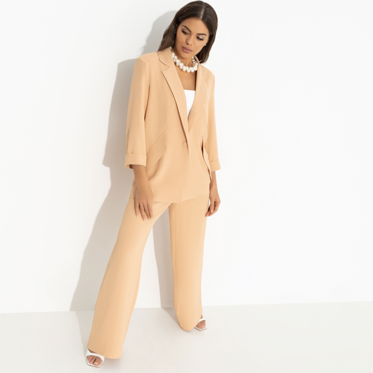 Брючный костюм Стиль по-французски (bright, 2 в 1). Состав: 100% полиэстер