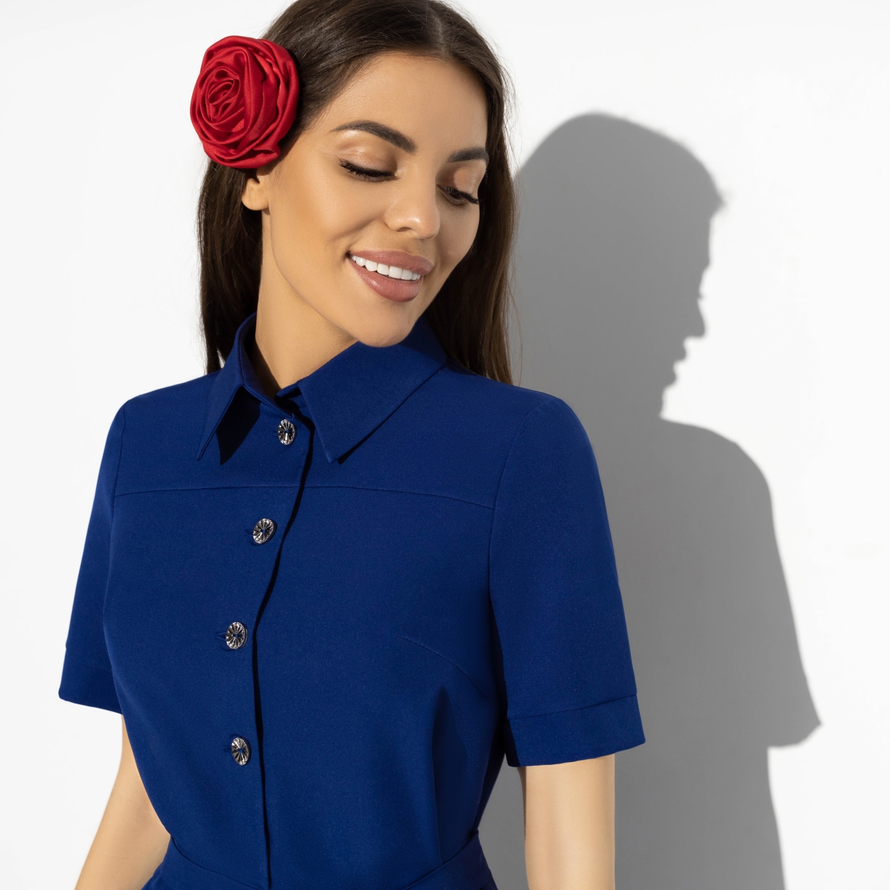 Платье Сказочно хороша (с поясом). Состав: 95% п/э, 5% эластан