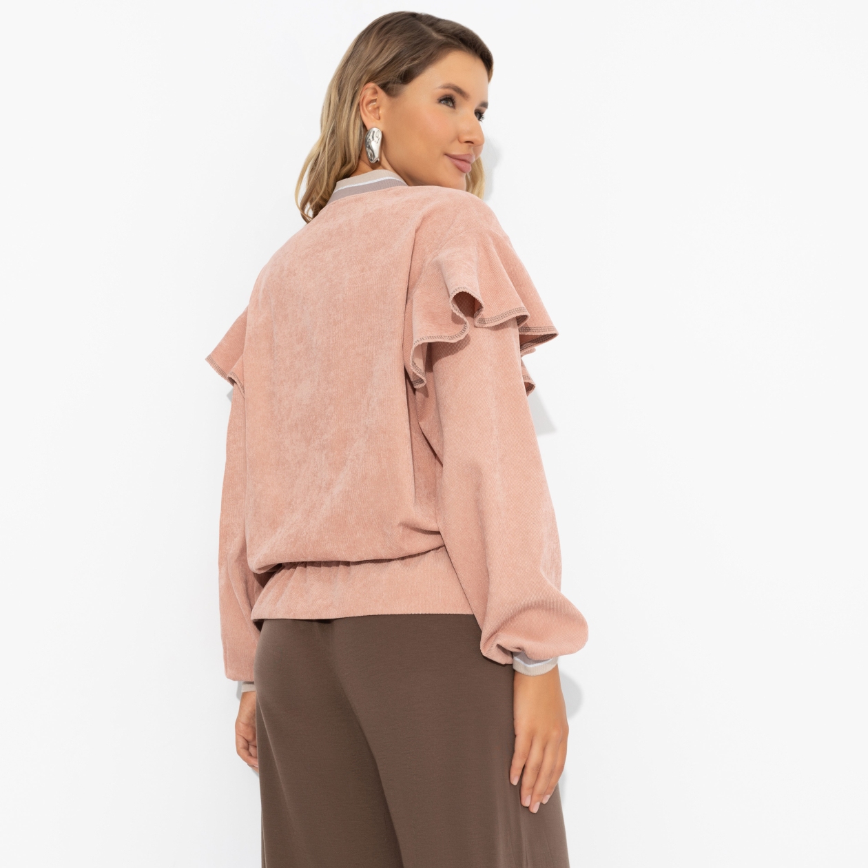 Бомбер Всё про неё. Состав: 50% хлопок, 45% п/э, 5% спандекс