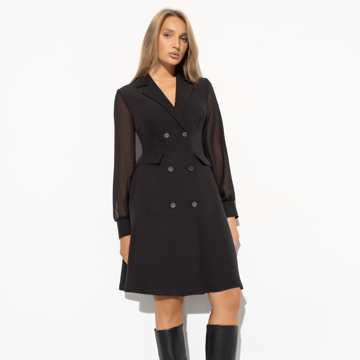 Платье Чао, Белла (black). Состав: 60% п/э, 37% вискоза, 3% спандекс