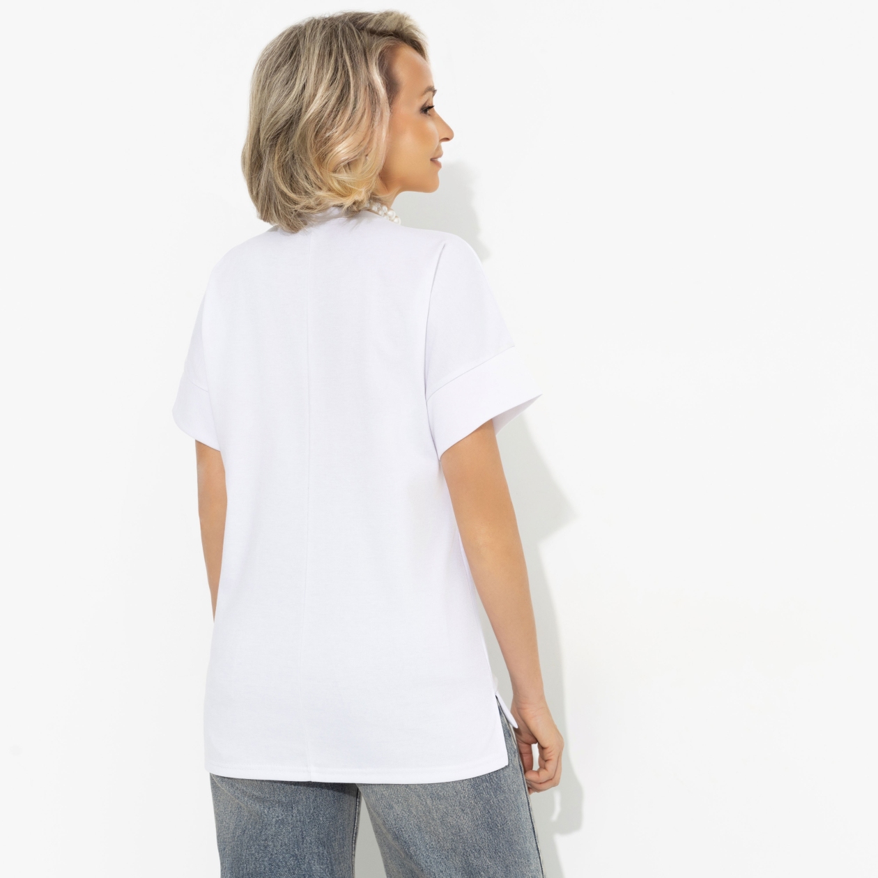 Туника Обожать разрешается. Состав: 65% п/э, 30% вискоза, 5% стрейч