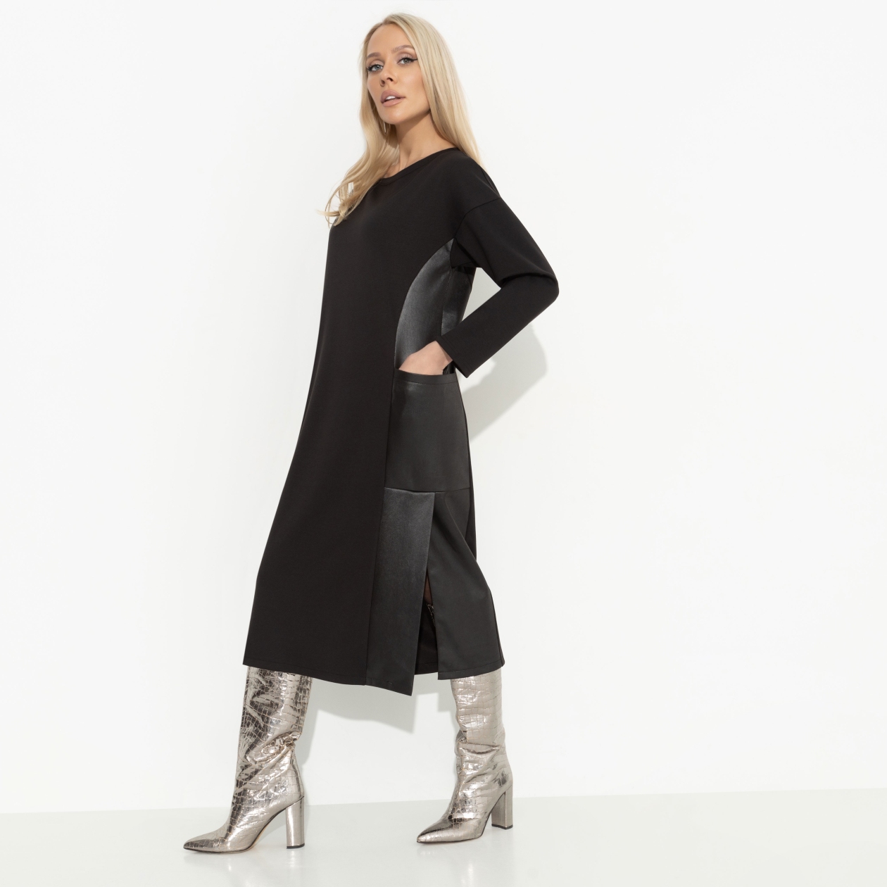 Платье Доказательство успеха. Состав: 60% вискоза, 35% нейлон, 5% эластан