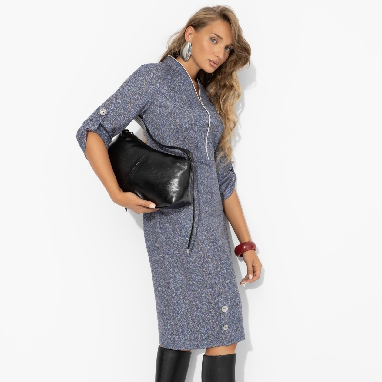 Платье Платье, которое говорит за тебя. Состав: 65% полиэстер, 30% вискоза, 5% эластан