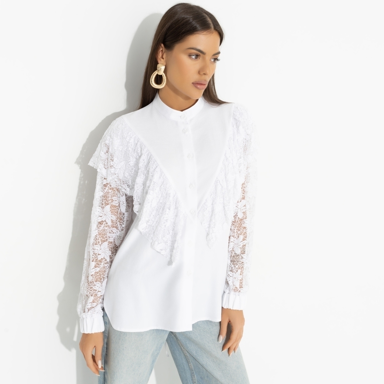 Only You (white). Состав: 65% полиэстер, 30% вискоза, 5% спандекс