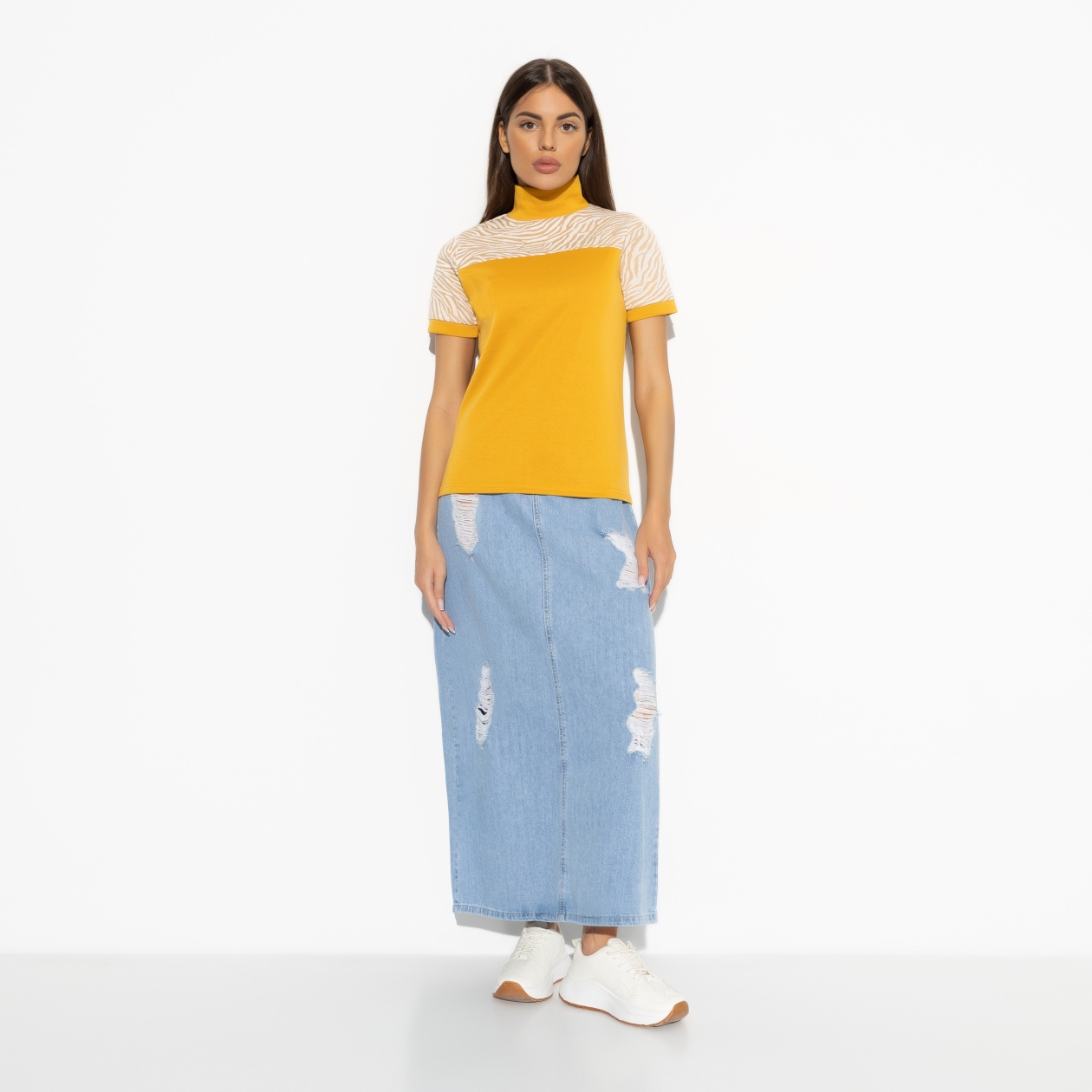 Водолазка С тобой вдвоём (fashion). Состав: 65% п/э, 30% вискоза, 5% стрейч