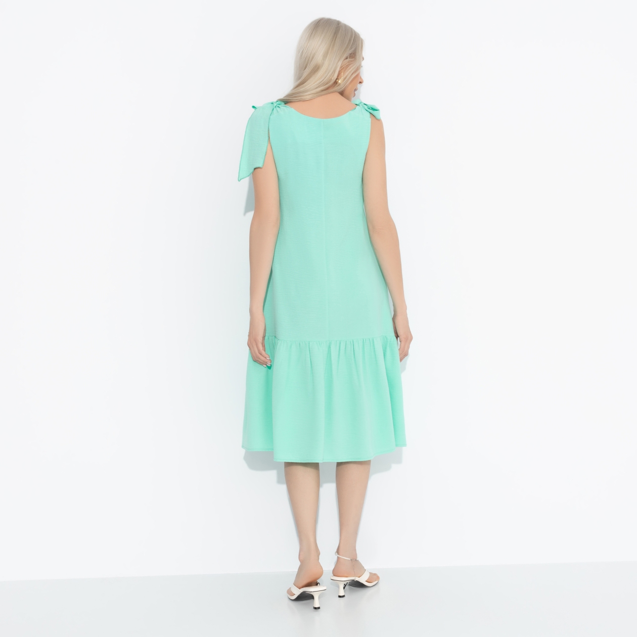 Сарафан Загадай меня (мятное мороженое). Состав: 95% вискоза, 5% эластан